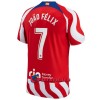 Virallinen Fanipaita Atlético Madrid Joao Felix 7 Kotipelipaita 2022-23 - Miesten